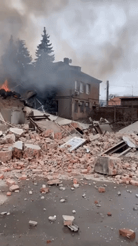 Clothing Factory Destroyed in Kharkiv