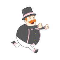 Run Sticker by Mundo Bita