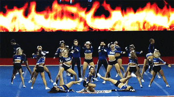 cheer cheerleading GIF by AwesomenessTV