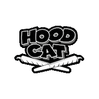 Hoodcatmfg smoke smoking high skateboarding Sticker