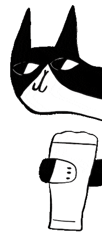 Cloudwaterbrewco cloudwater cloudwater brew co sadlers pub cat Sticker