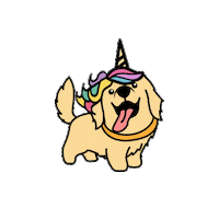 Golden Retriver Sticker by kohany