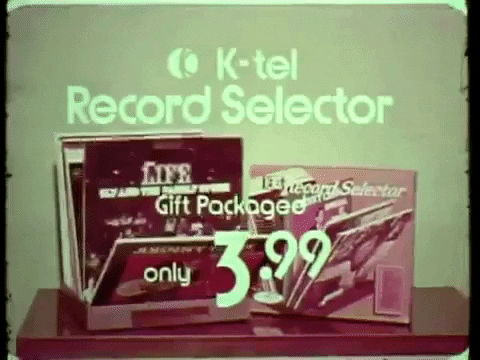 scottok giphygifmaker records k-tel record selector GIF