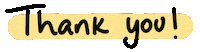 Thanks Thank You Sticker by Rafs Design