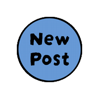 Social Media New Post Sticker