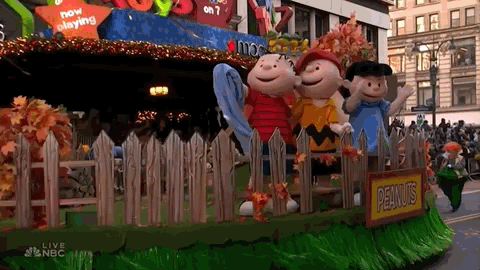 Charlie Brown Peanuts GIF by The 97th Macy’s Thanksgiving Day Parade