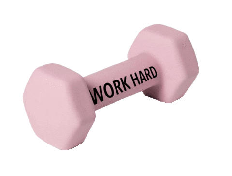 Workhard Sticker by Theposhdolls