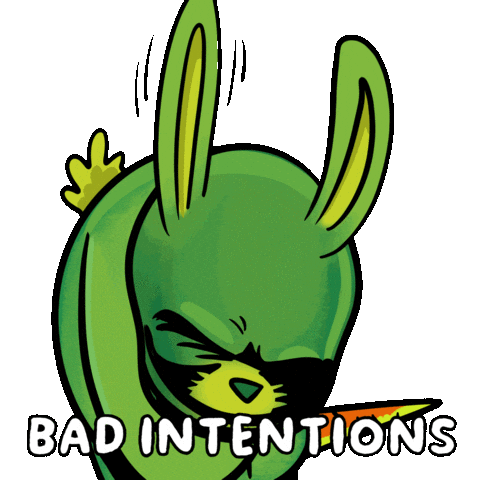 Bunny Plotting Sticker by VeeFriends