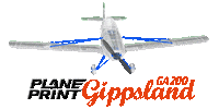 Plane Sticker by planeprint