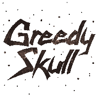 Sticker by Greedy Skull