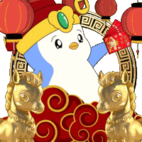 Chinese New Year Penguin GIF by Pudgy Penguins