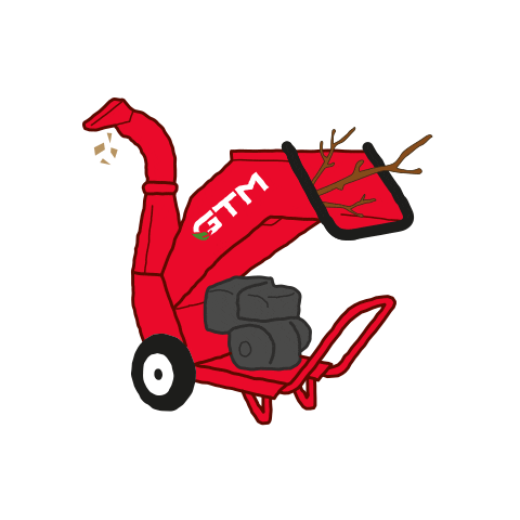 design-dewild giphyupload gardener chipper arborist Sticker