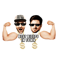 Bizeps Cuebrick Sticker by moestwanted
