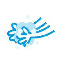 Wash Hands Soap Sticker by Wasko