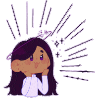 Happy Girl Sticker