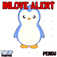 I Love You Sticker by Pudgy Penguins