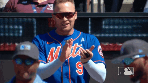 Happy Major League Baseball GIF by New York Mets