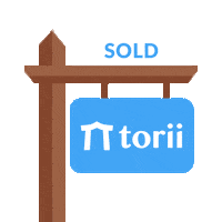 ToriiHomes real estate sold homebuyer sold sign Sticker