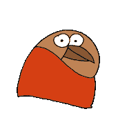 bird sticker by Steven Kraan