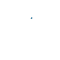 Moonsgif happy smile blue flower Sticker