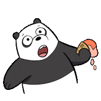 Panda Desespero Sticker by Cartoon Network Brasil