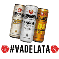 dadobier vadelata cerveja dado bier Sticker