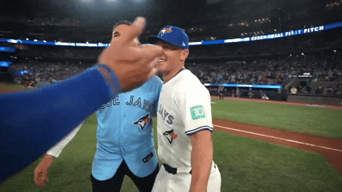 Celebrate Blue Jays GIF by MLB