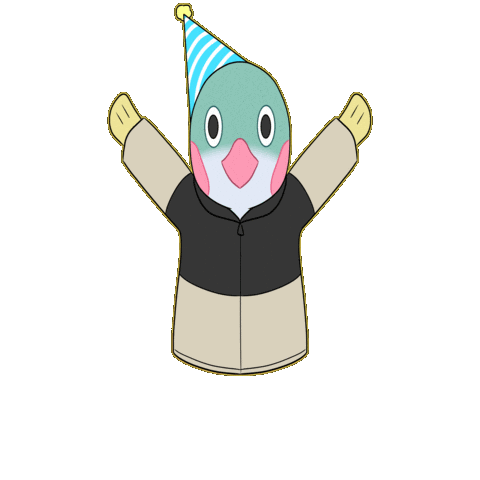 shimizukouen giphygifmaker happybirthday congratulation 嬉しい Sticker