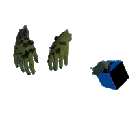 VirtualRobot water hands zombie vr Sticker