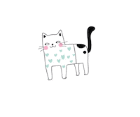 Cat Catlove Sticker