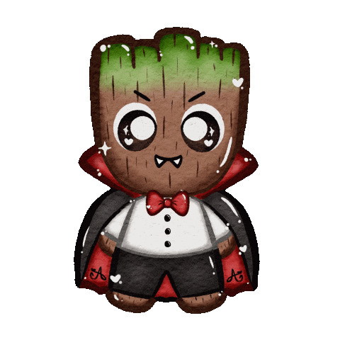 Baby Groot Halloween Sticker