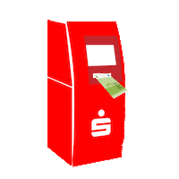 Money Atm Sticker by Sparkasse