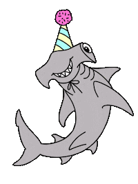 anythingjules happy party birthday ocean Sticker