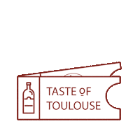 tasteoftoulouse travel france ticket toulouse Sticker