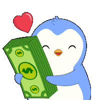I Love Money Sticker by Pudgy Memez