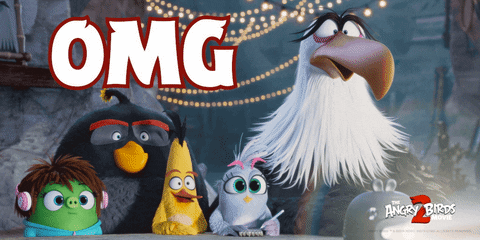 surprise what GIF by Angry Birds Movie