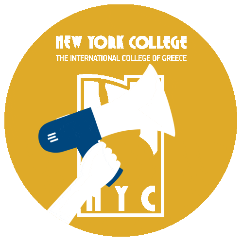 nycgreece college university study student Sticker