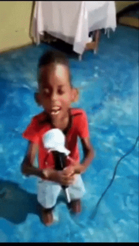 Lil Man Singing GIF