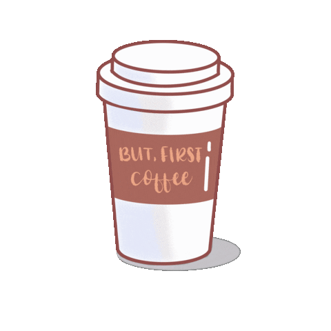 kailligraphydesigns giphyupload coffee morning office Sticker