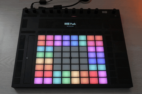 NicJulesMusic giphygifmaker music rainbow disco GIF