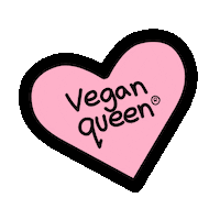 queen vegan Sticker by Bright Zine
