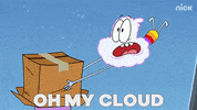 Uh Oh Cloud GIF by Nickelodeon