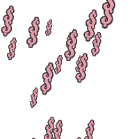 Make It Rain Sticker by The Queen of Confidence