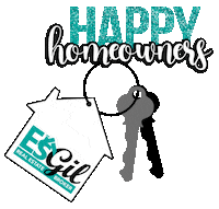 Happy Homeowners Sticker by ExitRealtorEs