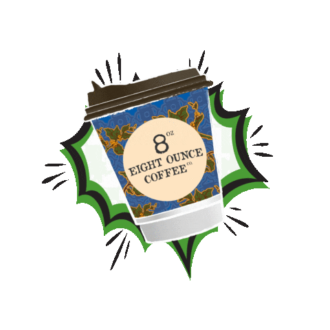 Takeaway Coffeelovers Sticker by EightOunceCoffeeCo