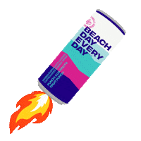 Energy Rocket Sticker by Beach Day Every Day