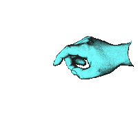 Hand Click Sticker by campionocose