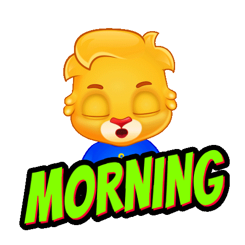 Good Morning Love Sticker by Lucas and Friends by RV AppStudios