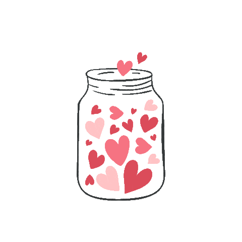 In Love Hearts Sticker by ABOUT YOU