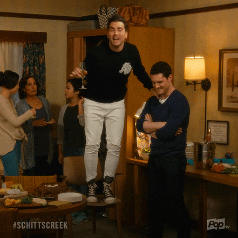pop tv attention GIF by Schitt's Creek